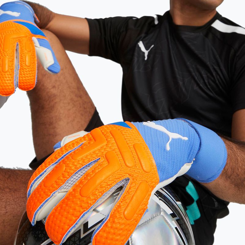 Rękawice bramkarskie PUMA Future Pro Sgc ultra orange/blue glimmer 5