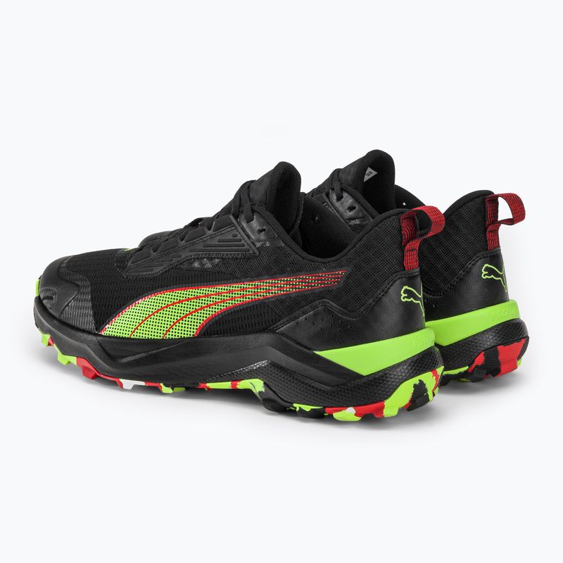 Buty do biegania męskie PUMA Obstruct Profoam Bold puma black/puma red/fast yellow 3