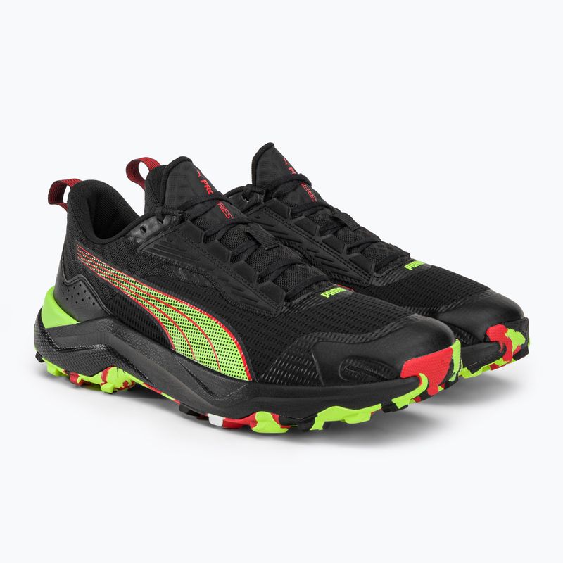 Buty do biegania męskie PUMA Obstruct Profoam Bold puma black/puma red/fast yellow 4