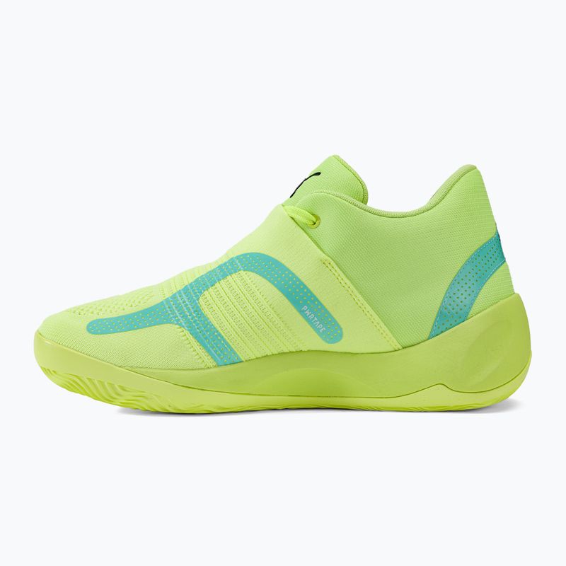 Buty do koszykówki męskie PUMA Rise Nitro fast yellow/electric peppermint 10