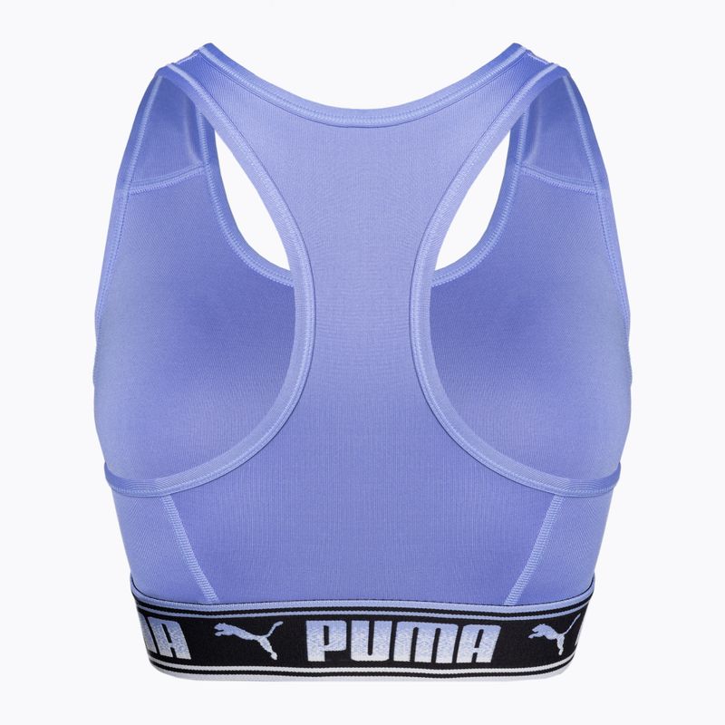 Biustonosz treningowy PUMA Mid Impact Strong PM elektro purple 5