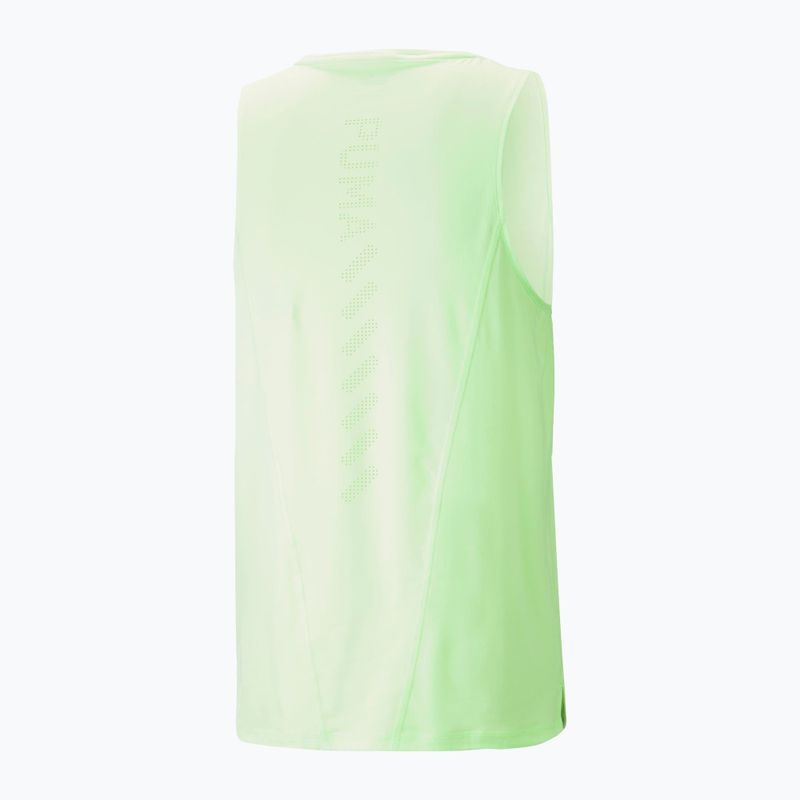 Koszulka do biegania męska PUMA Run Cloudspun Singlet fizzy lime 2