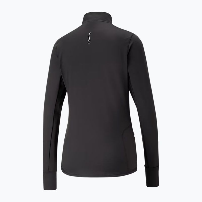 Bluza damska PUMA Run Favorite 1/4 Zip puma black 2