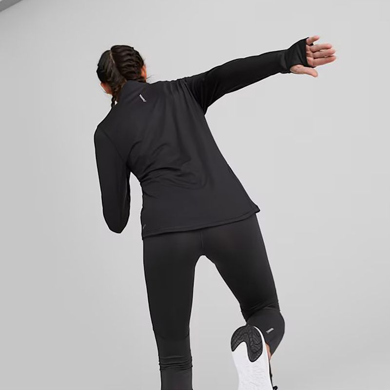 Bluza damska PUMA Run Favorite 1/4 Zip puma black 4