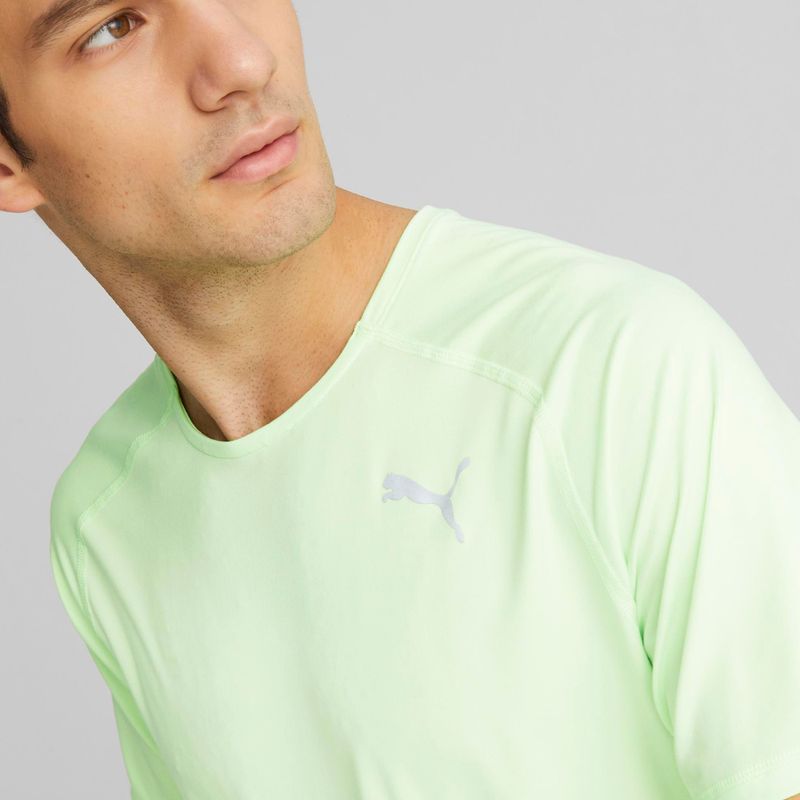 Koszulka do biegania męska PUMA Run Cloudspun fizzy lime 5