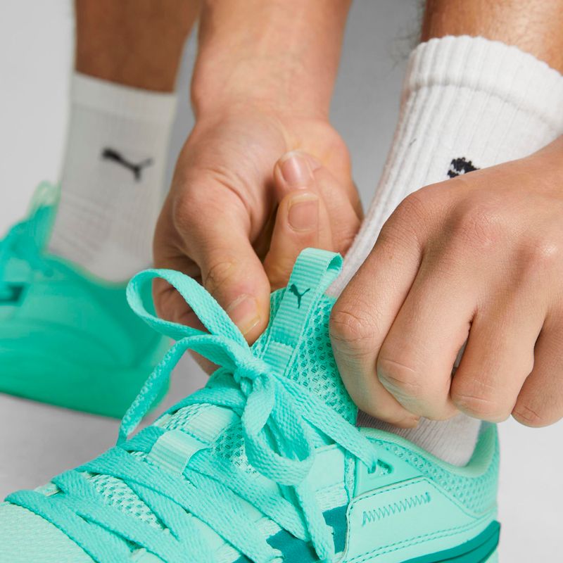 Buty do koszykówki męskie PUMA Court Rider Chaos Slash electric peppermint/green lagoon 17
