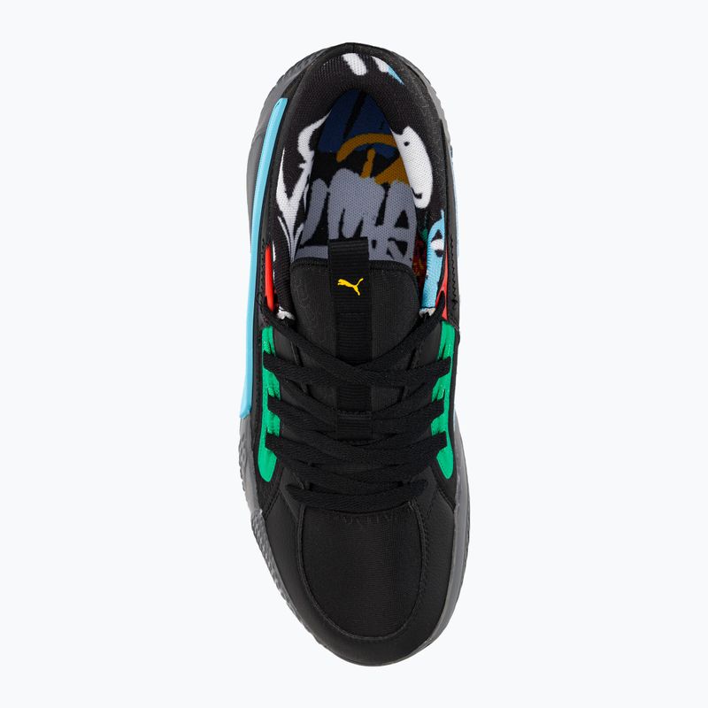 Buty do koszykówki męskie PUMA Court Rider Chaos Block Party puma black/cast iron 9