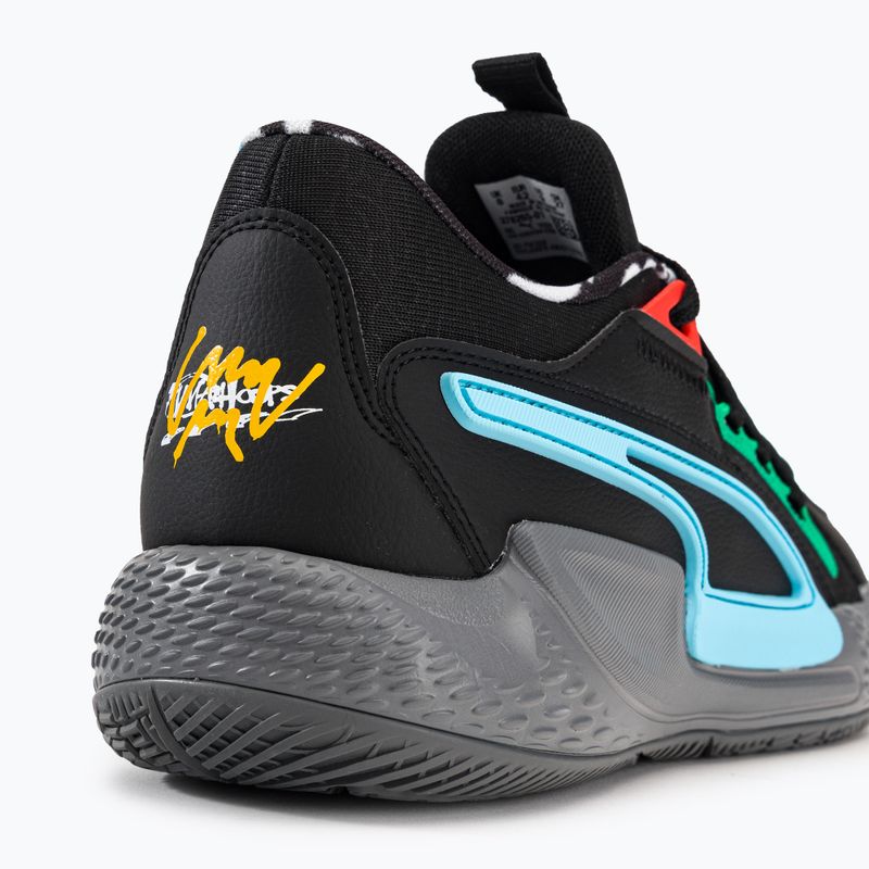 Buty do koszykówki męskie PUMA Court Rider Chaos Block Party puma black/cast iron 12