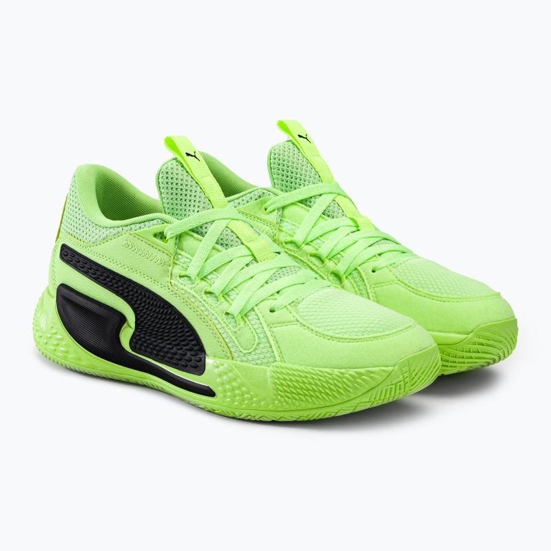 Buty do koszykówki męskie PUMA Court Rider Chaos fizzy lime/puma black 7