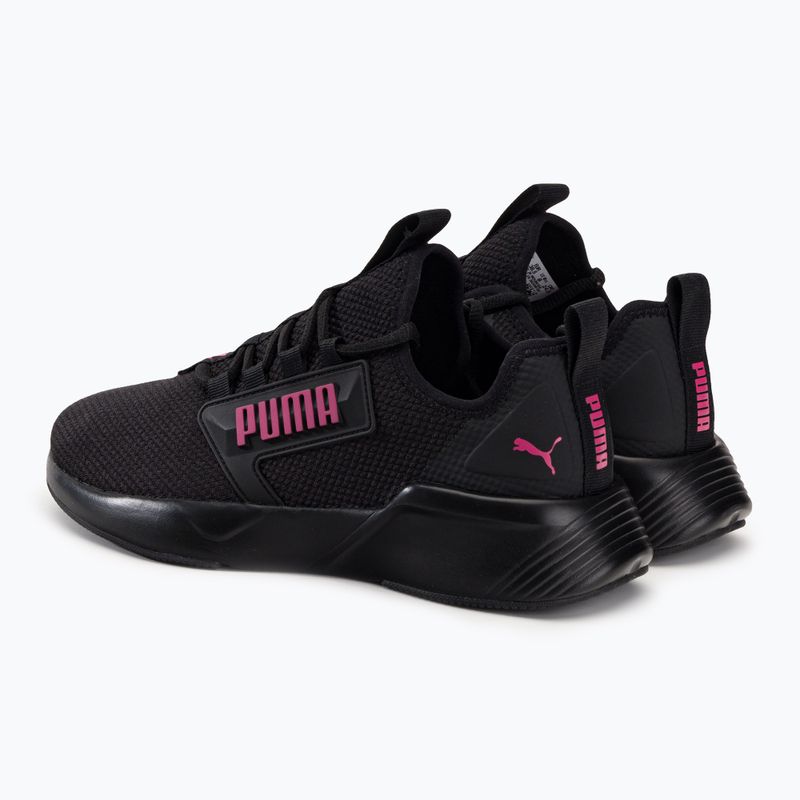 Buty do biegania damskie PUMA Retaliate Mesh puma black/orchid shadow 3