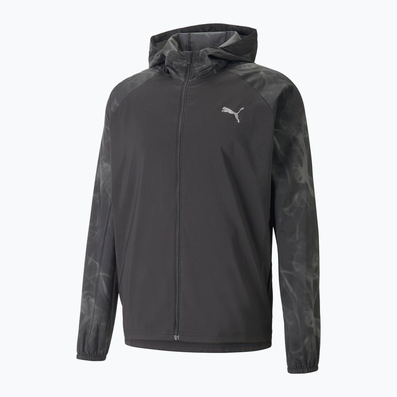 Kurtka do biegania męska PUMA Run Favorite Aop Woven puma black/a0p 5
