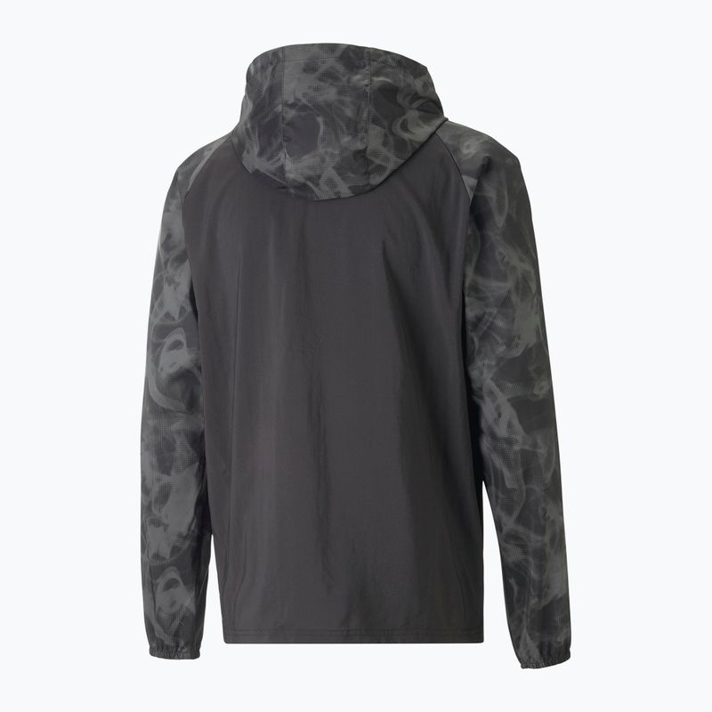 Kurtka do biegania męska PUMA Run Favorite Aop Woven puma black/a0p 6