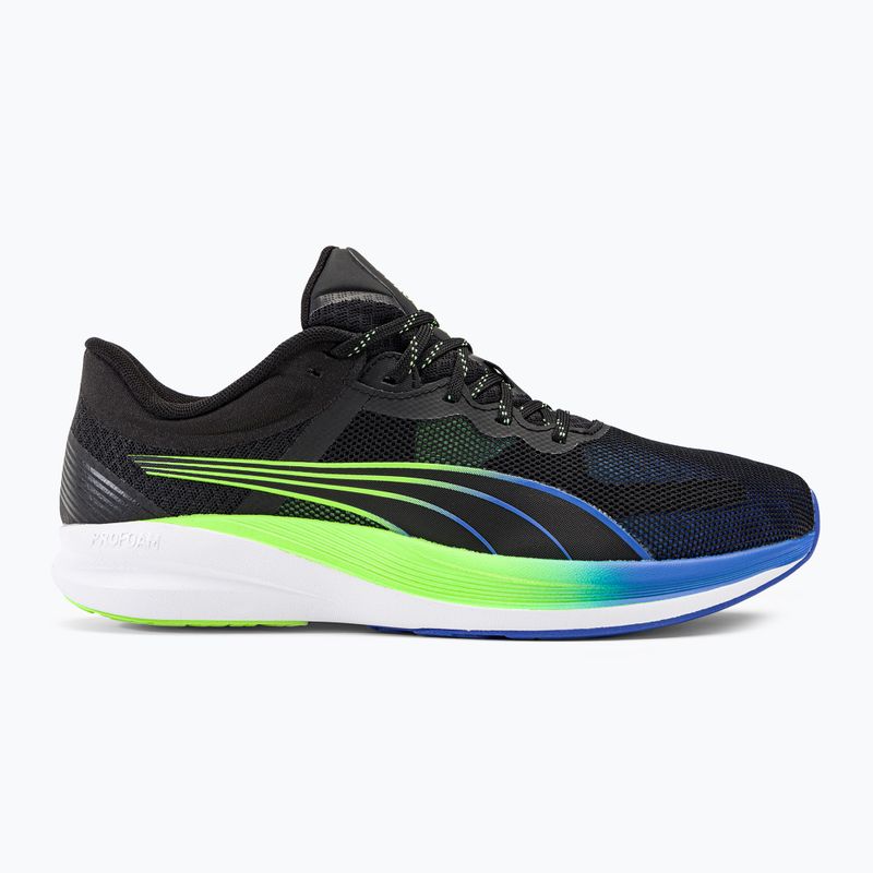 Buty do biegania PUMA Redeem Profoam Fade puma black/fizzy light/royal sapphire 2