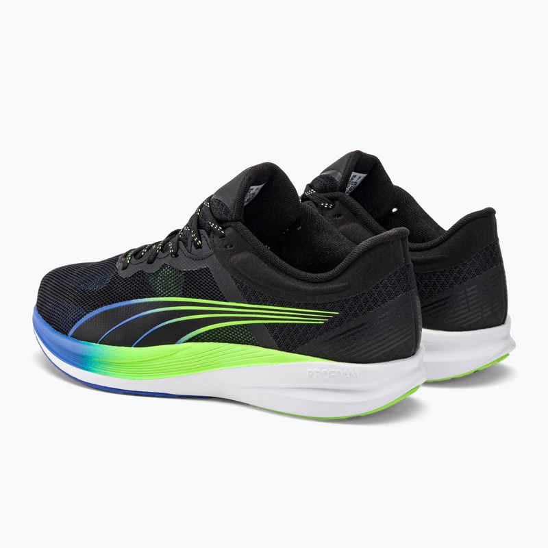 Buty do biegania PUMA Redeem Profoam Fade puma black/fizzy light/royal sapphire 3