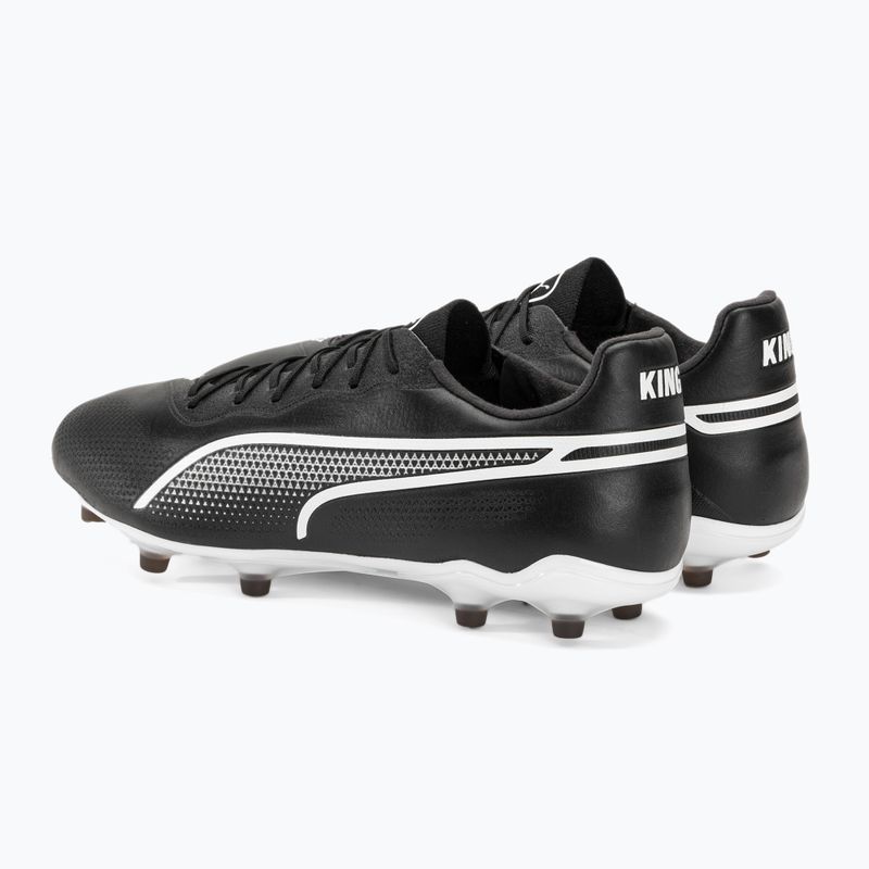 Buty piłkarskie męskie PUMA King Pro FG/AG puma black/puma white 3