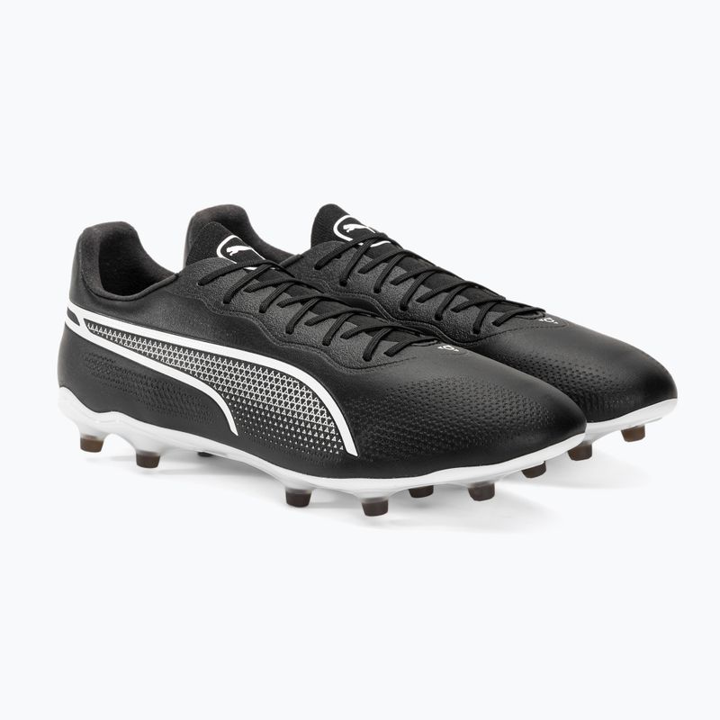 Buty piłkarskie męskie PUMA King Pro FG/AG puma black/puma white 4