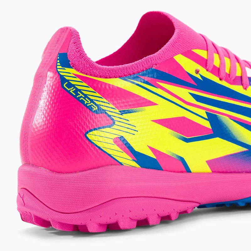 Buty piłkarskie męskie PUMA Ultra Match Energy TT luminous pink/yellow alert/ultra blue 11