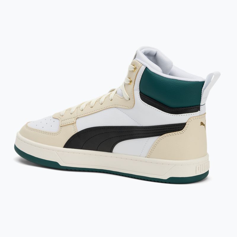 Buty PUMA Caven 2.0 Mid puma white/puma black/alpine snow/warm white/gold 3