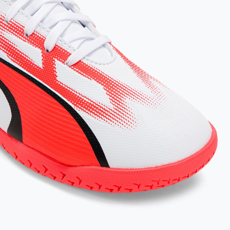 Buty piłkarskie dziecięce PUMA Ultra Play IT puma white/puma black/fire orchid 7