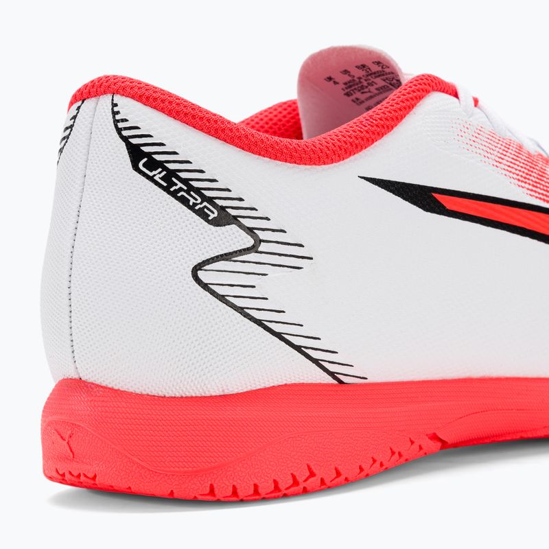 Buty piłkarskie dziecięce PUMA Ultra Play IT puma white/puma black/fire orchid 9