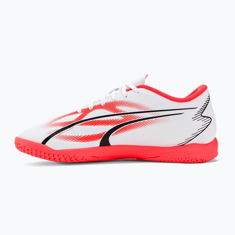Buty piłkarskie dziecięce PUMA Ultra Play IT puma white/puma black/fire orchid 10