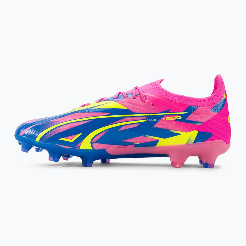 Buty piłkarskie męskie PUMA Ultra Ultimate Energy FG/AG luminous pink/ultra blue/yellow alert 10