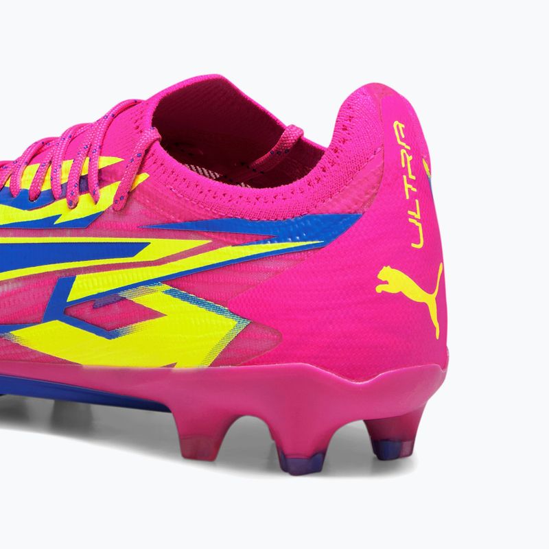Buty piłkarskie męskie PUMA Ultra Ultimate Energy FG/AG luminous pink/ultra blue/yellow alert 14