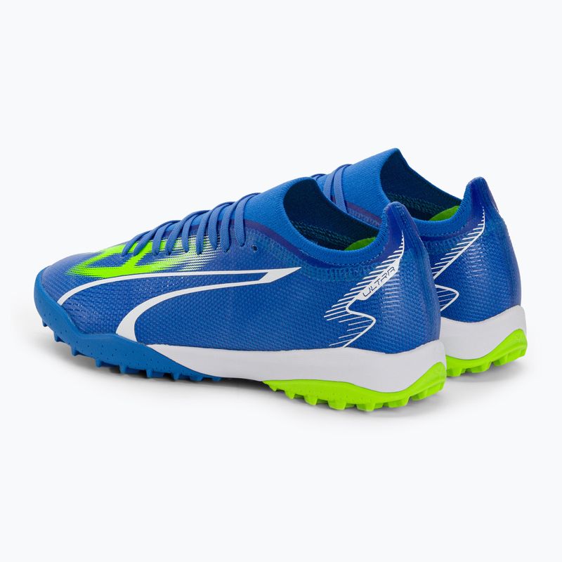 Buty piłkarskie męskie PUMA Ultra Match TT ultra blue/puma white/pro green 3