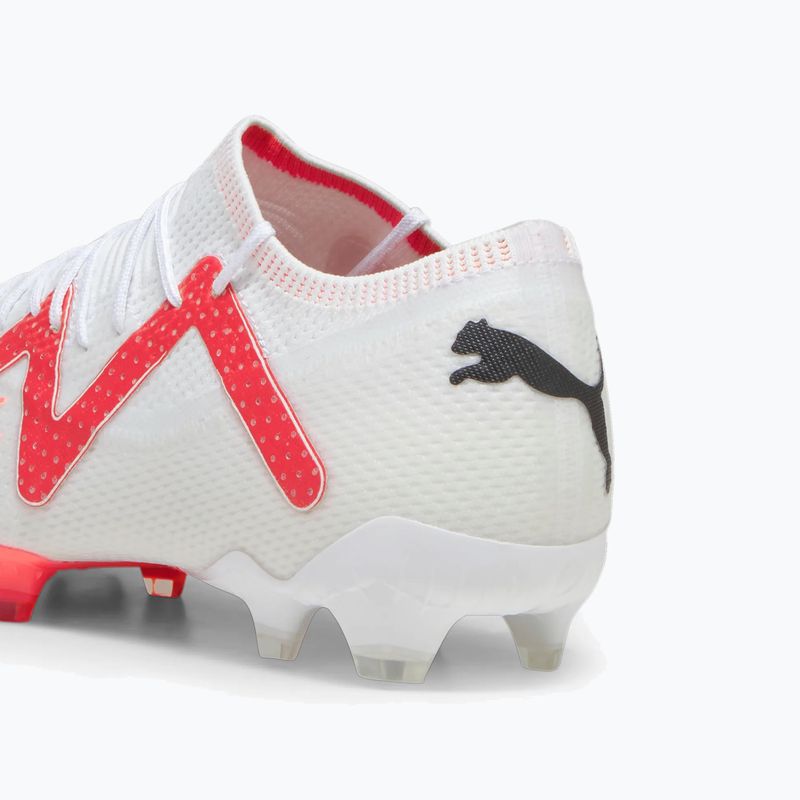 Buty piłkarskie męskie PUMA Future Ultimate Low FG/AG puma white/puma black/fire orchid 13