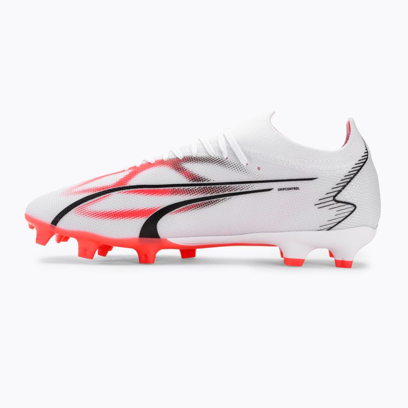 Buty piłkarskie męskie PUMA Ultra Match FG/AG puma white/puma black/fire orchid 10