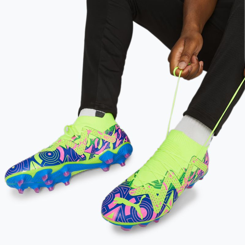 Buty piłkarskie męskie PUMA Future Match Energy FG/AG ultra blue/yellow alert/luminous pink 16