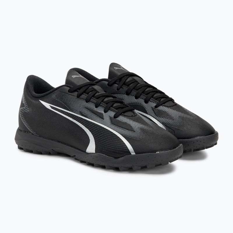 Buty piłkarskie dziecięce PUMA Ultra Play TT puma black/asphalt 4