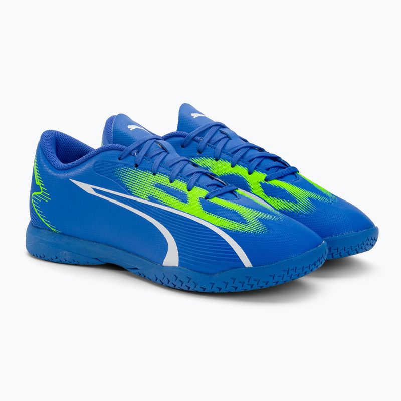 Buty piłkarskie męskie PUMA Ultra Play IT ultra blue/puma white/pro green 4