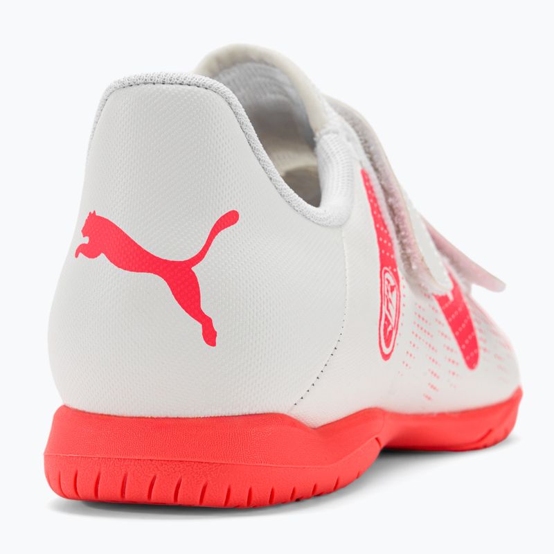 Buty piłkarskie dziecięce PUMA Future Play IT V puma white/fire orchid 9