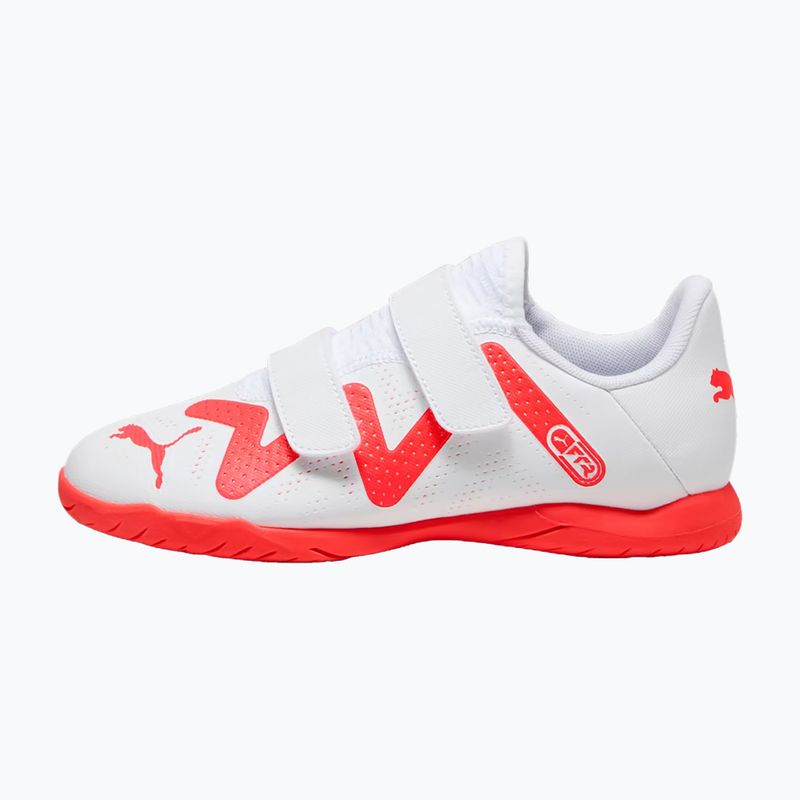 Buty piłkarskie dziecięce PUMA Future Play IT V puma white/fire orchid 11