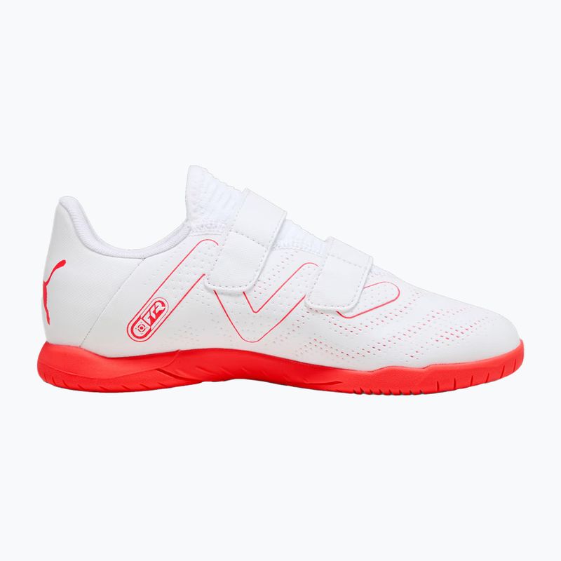 Buty piłkarskie dziecięce PUMA Future Play IT V puma white/fire orchid 12