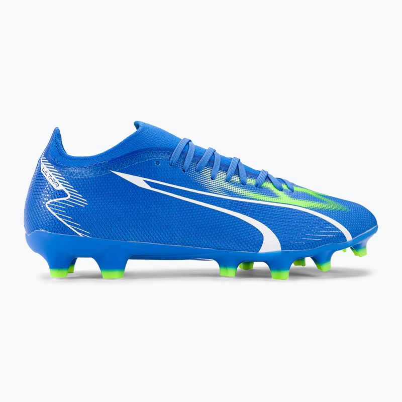 Buty piłkarskie męskie PUMA Ultra Match FG/AG ultra blue/puma white/pro green 2