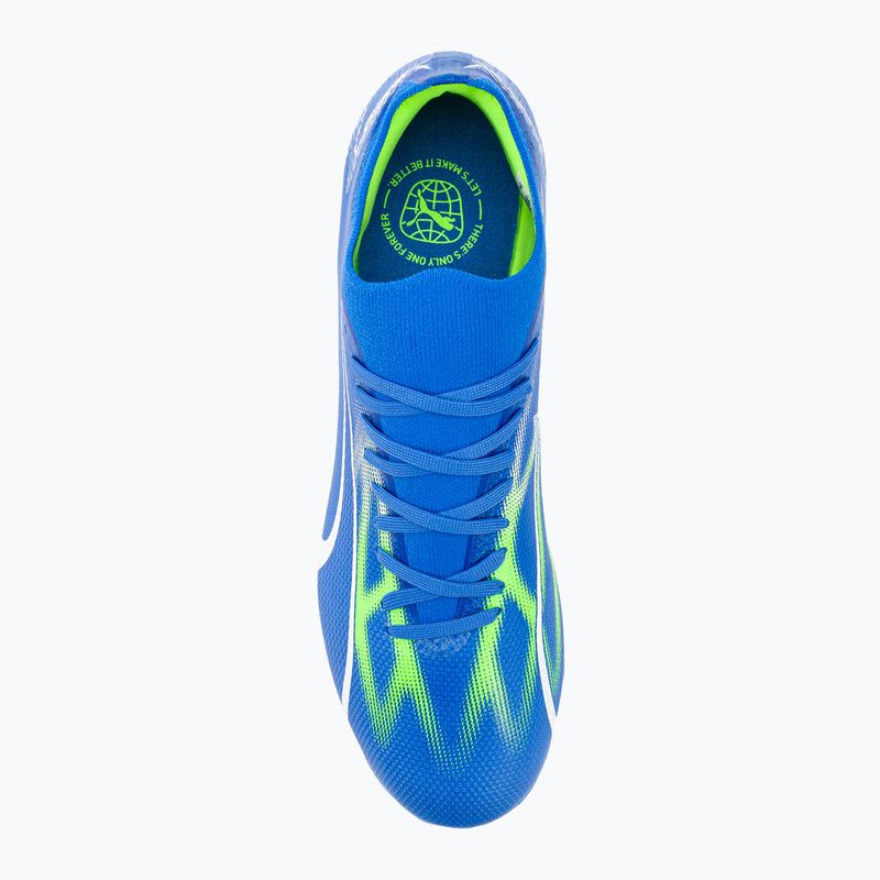 Buty piłkarskie męskie PUMA Ultra Match FG/AG ultra blue/puma white/pro green 6