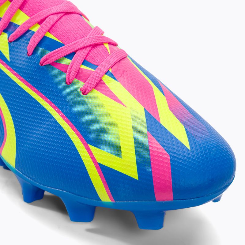 Buty piłkarskie męskie PUMA Ultra Match Energy FG/AG luminous pink/yellow alert/ultra blue 7