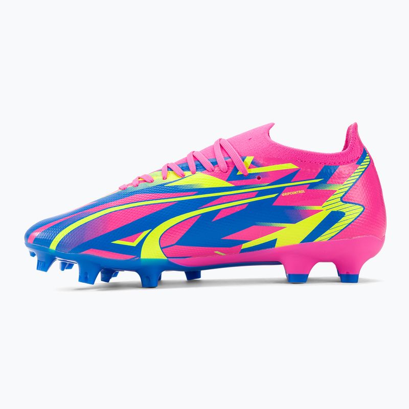 Buty piłkarskie męskie PUMA Ultra Match Energy FG/AG luminous pink/yellow alert/ultra blue 10