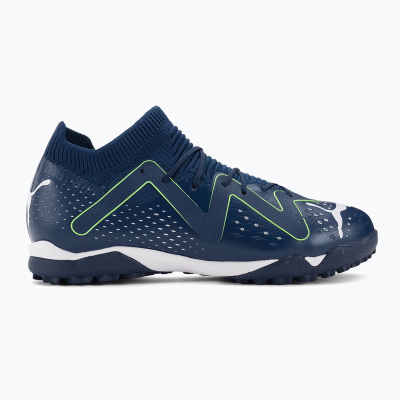 Buty piłkarskie dziecięce PUMA Future Match TT + Mid persian blue/puma white/pro green 2