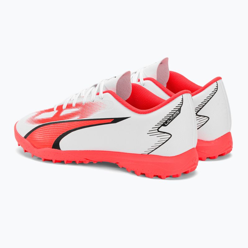 Buty piłkarskie męskie PUMA Ultra Play TT puma white/puma black/fire orchid 5