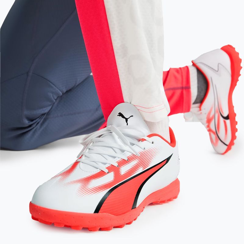 Buty piłkarskie męskie PUMA Ultra Play TT puma white/puma black/fire orchid 2