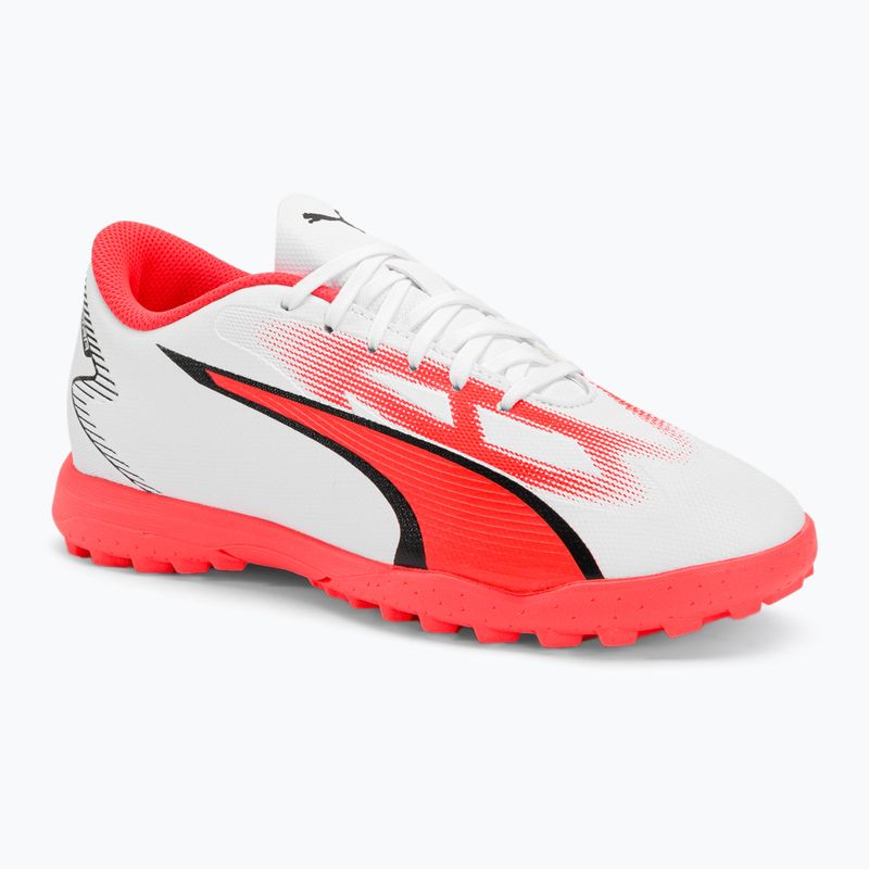 Buty piłkarskie dziecięce PUMA Ultra Play TT puma white/puma black/fire orchid