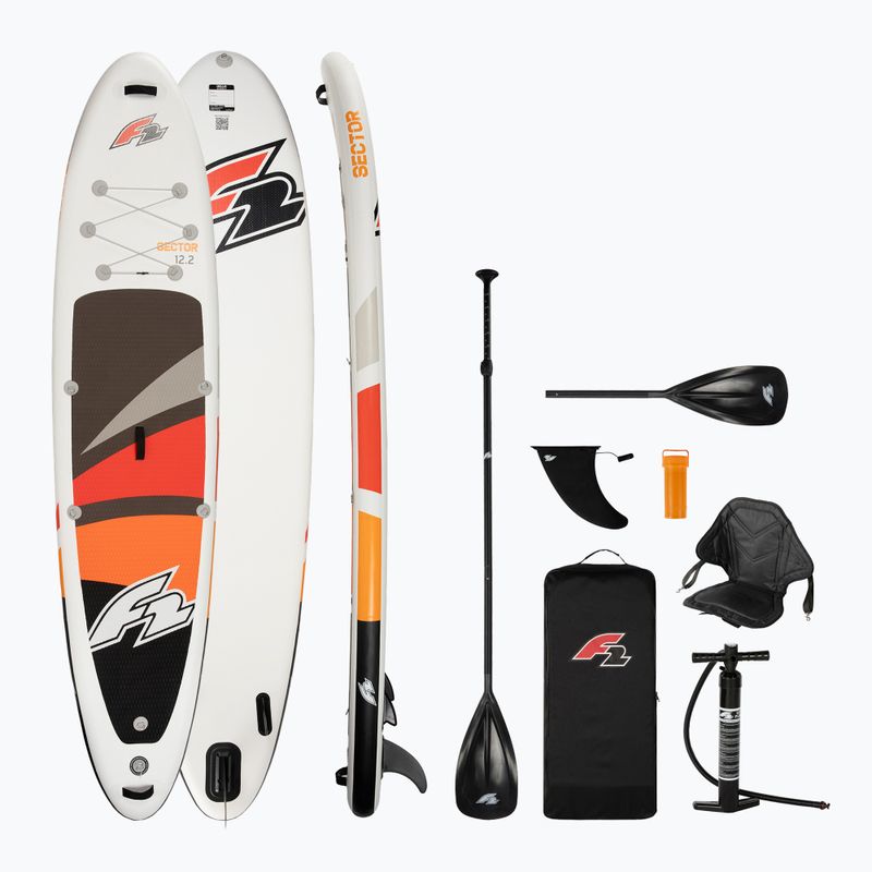 Deska SUP F2 Sector Combo 12'2'' red/orange