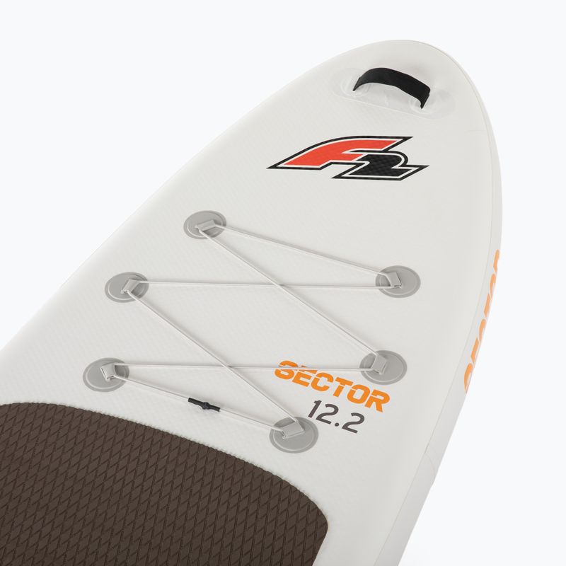 Zestaw deska SUP pompowana F2 Sector Combo 12'2'' red/orange 6