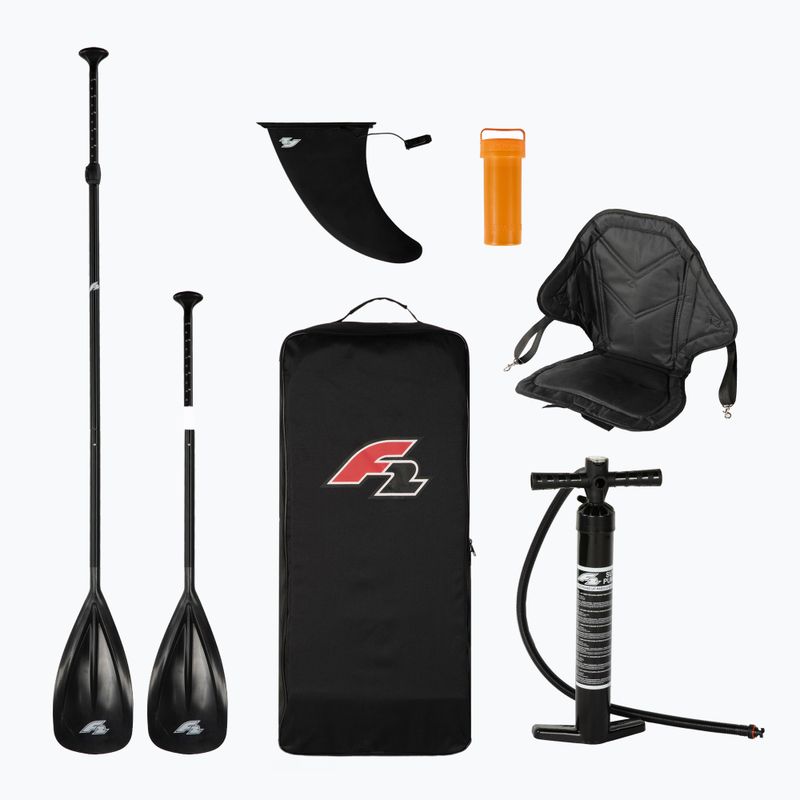 Zestaw deska SUP pompowana F2 Sector Combo 12'2'' red/orange 14