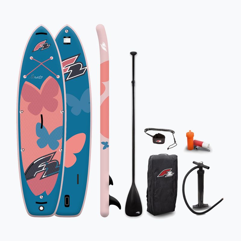Zestaw deska SUP pompowana F2 Strato 10'5" apricot