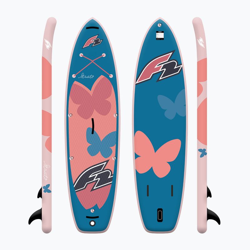 Zestaw deska SUP pompowana F2 Strato 10'5" apricot 2