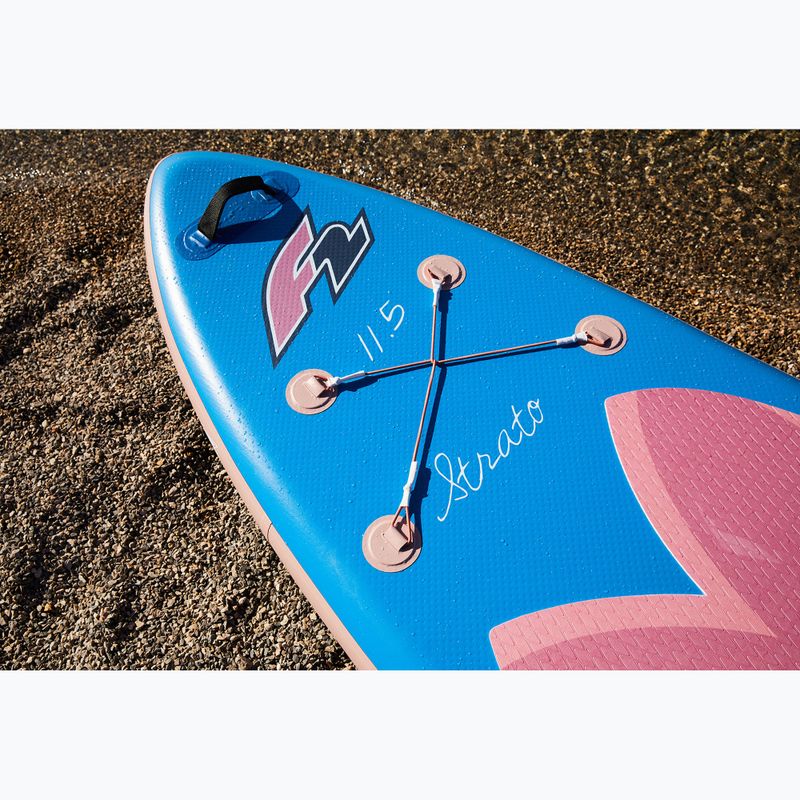 Zestaw deska SUP pompowana F2 Strato 10'5" apricot 3